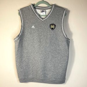 Adidas Notre Dame sweater vest